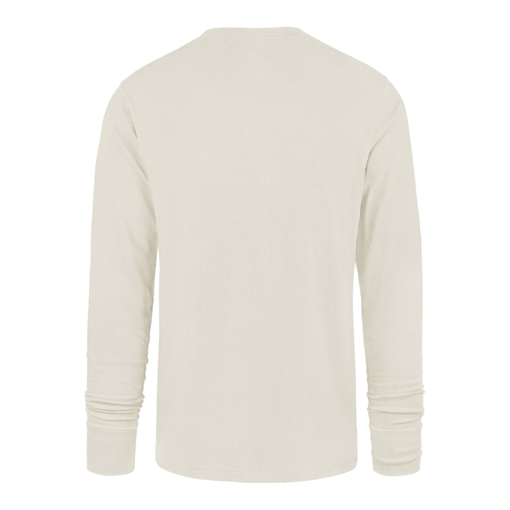Chicago Cubs '47 Straight Shot Two Natural Long Sleeve T-Shirt product image 2, provided for visual reference and product
