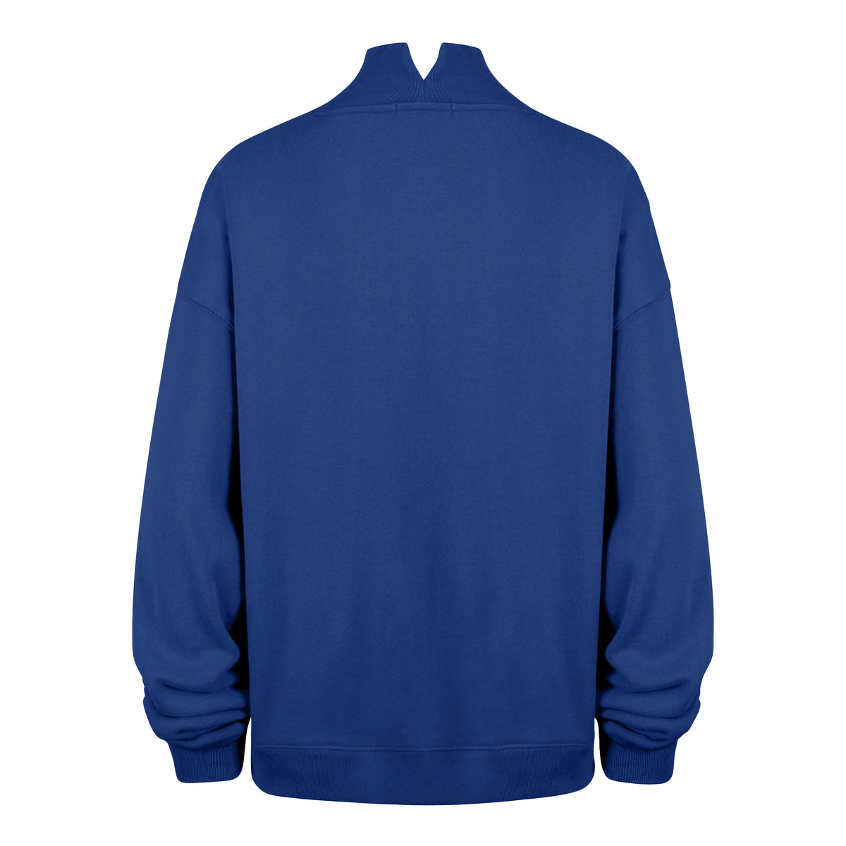 Chicago Cubs '47 Women Vantage Mock Neck Royal Pullover product image 2, provided for visual reference and product detail