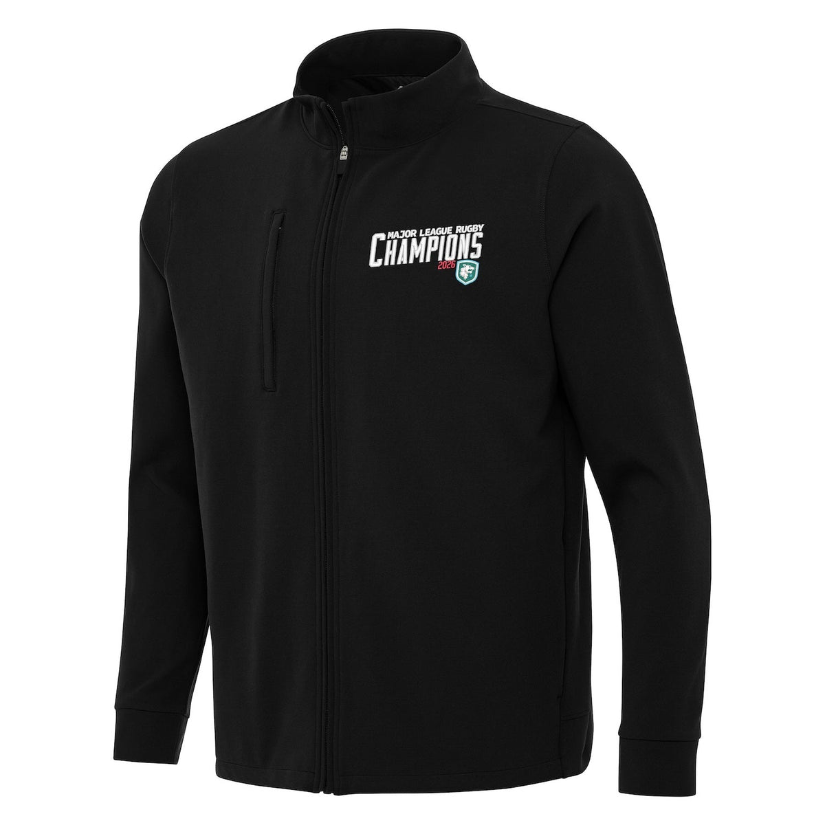 Chicago Hounds Antigua 2026 MLR Champions Regard Black Jacket product image 1, provided for visual reference and product