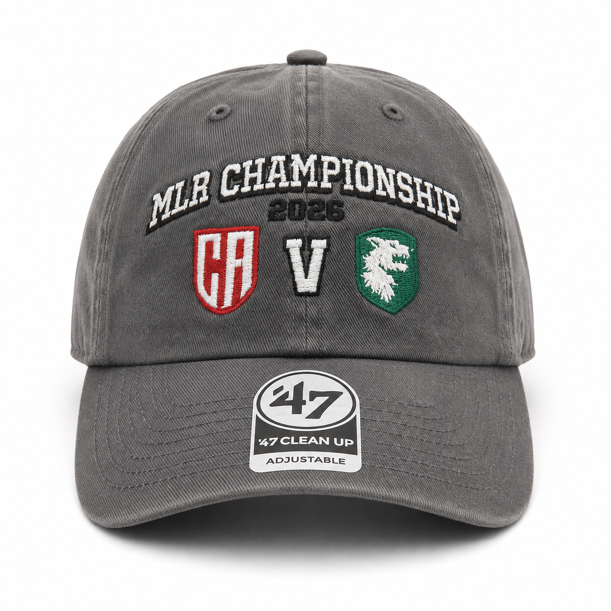 Chicago Hounds vs California Legion 2026 Championship Game '47 Matchup Hat product image 1, provided for visual reference