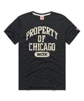Chicago White Sox Black Property Of Chicago Homage T-Shirt product image 1, provided for visual reference and product detail