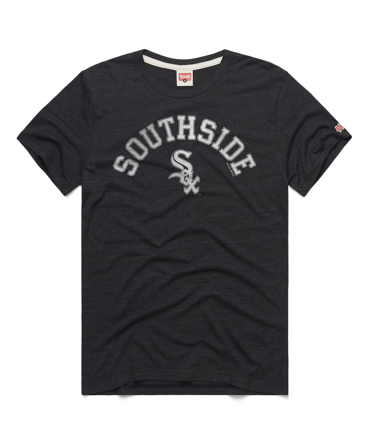 Chicago White Sox Black Southside Sox Homage T-Shirt product image 1, provided for visual reference and product detail review
