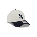 Chicago White Sox Chrome/Navy New Era 9FORTY A-Frame Adjustable Hat product image 1, provided for visual reference and