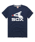 Chicago White Sox Navy Batterman Homage T-Shirt product image 1, provided for visual reference and product detail review