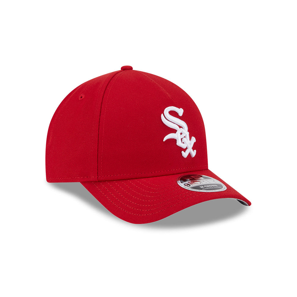 Chicago White Sox New Era 9FORTY M-Crown Red Adjustable Hat product image 1, provided for visual reference and product