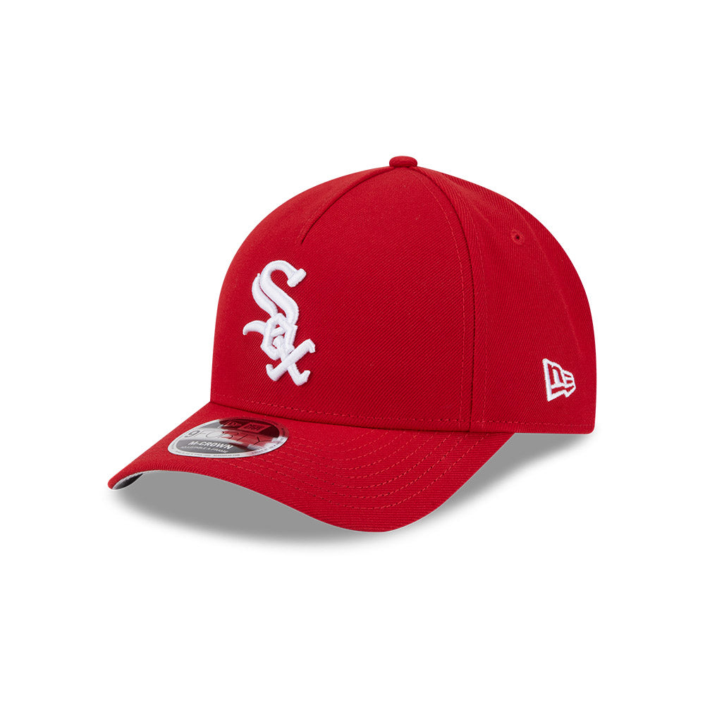 Chicago White Sox New Era 9FORTY M-Crown Red Adjustable Hat product image 3, provided for visual reference and product