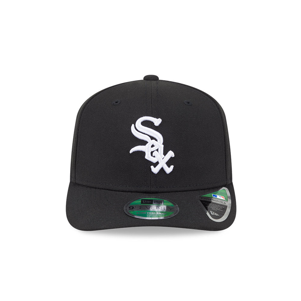 Chicago White Sox New Era 9SEVENTY Black Stretch-Snap Adjustable Hat product image 4, provided for visual reference and