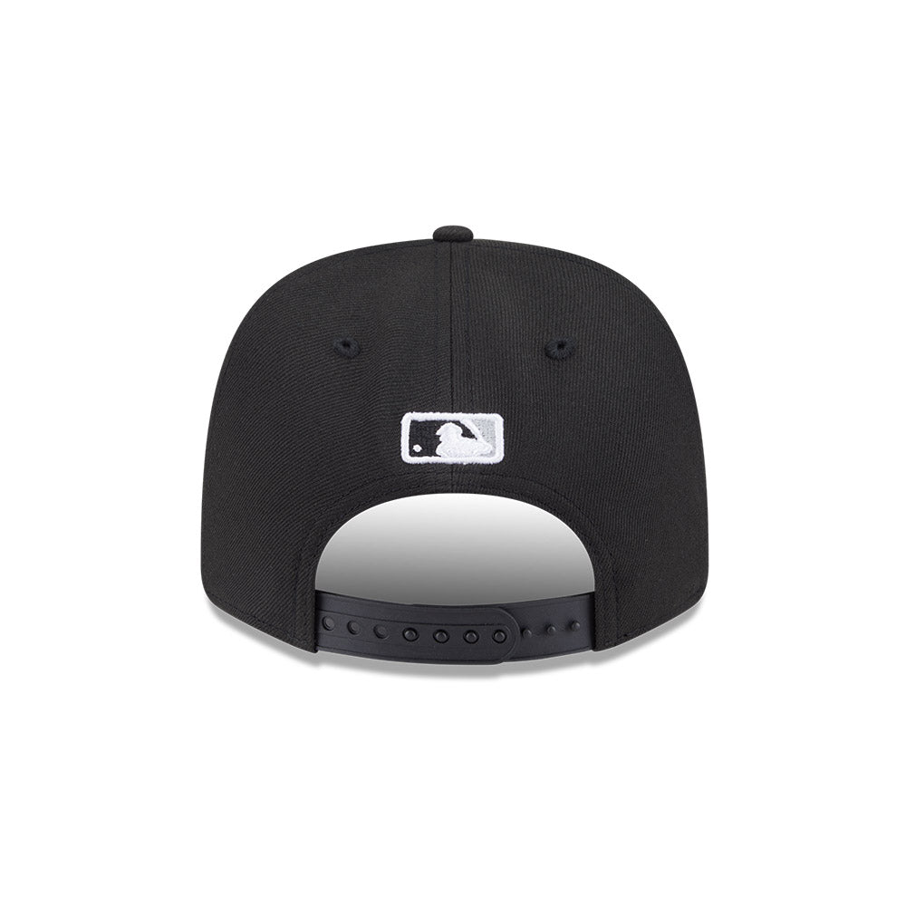 Chicago White Sox New Era 9SEVENTY Black Stretch-Snap Adjustable Hat product image 5, provided for visual reference and