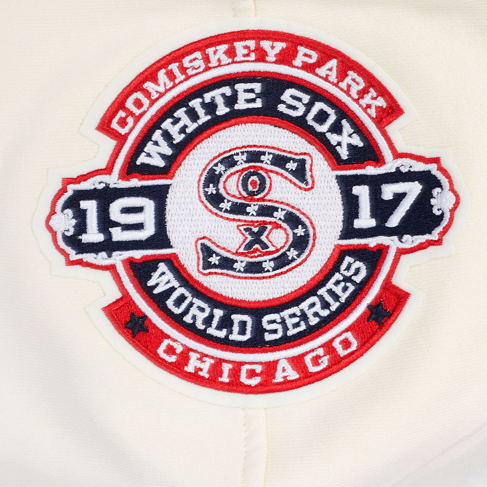 Chicago White Sox Pro Standard Retro Classic Eggshell Hoodie product image 4, provided for visual reference and product