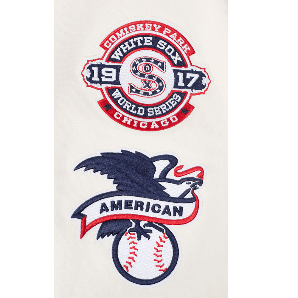 Chicago White Sox Pro Standard Retro Classic Eggshell Hoodie product image 6, provided for visual reference and product