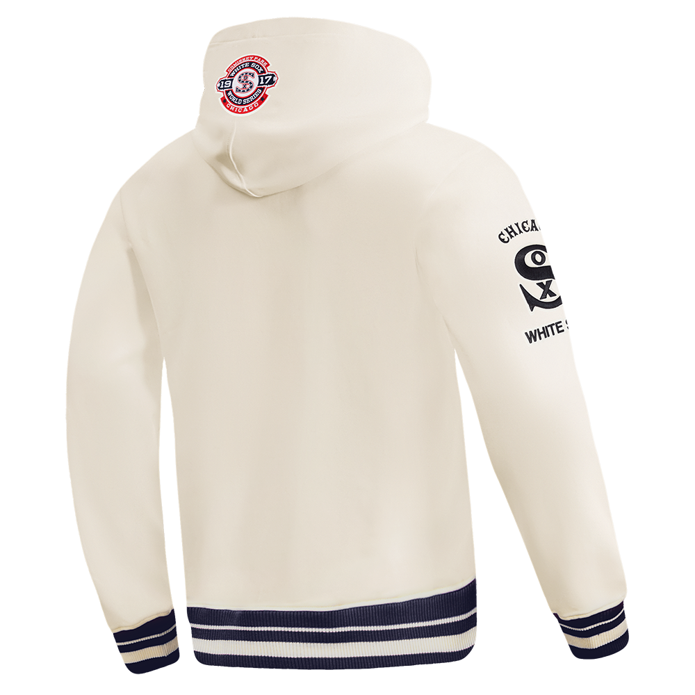 Chicago White Sox Pro Standard Retro Classic Eggshell Hoodie product image 2, provided for visual reference and product