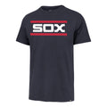 Chicago White Sox '47 Men Navy Stripes Franklin T-Shirt product image 1, provided for visual reference and product detail
