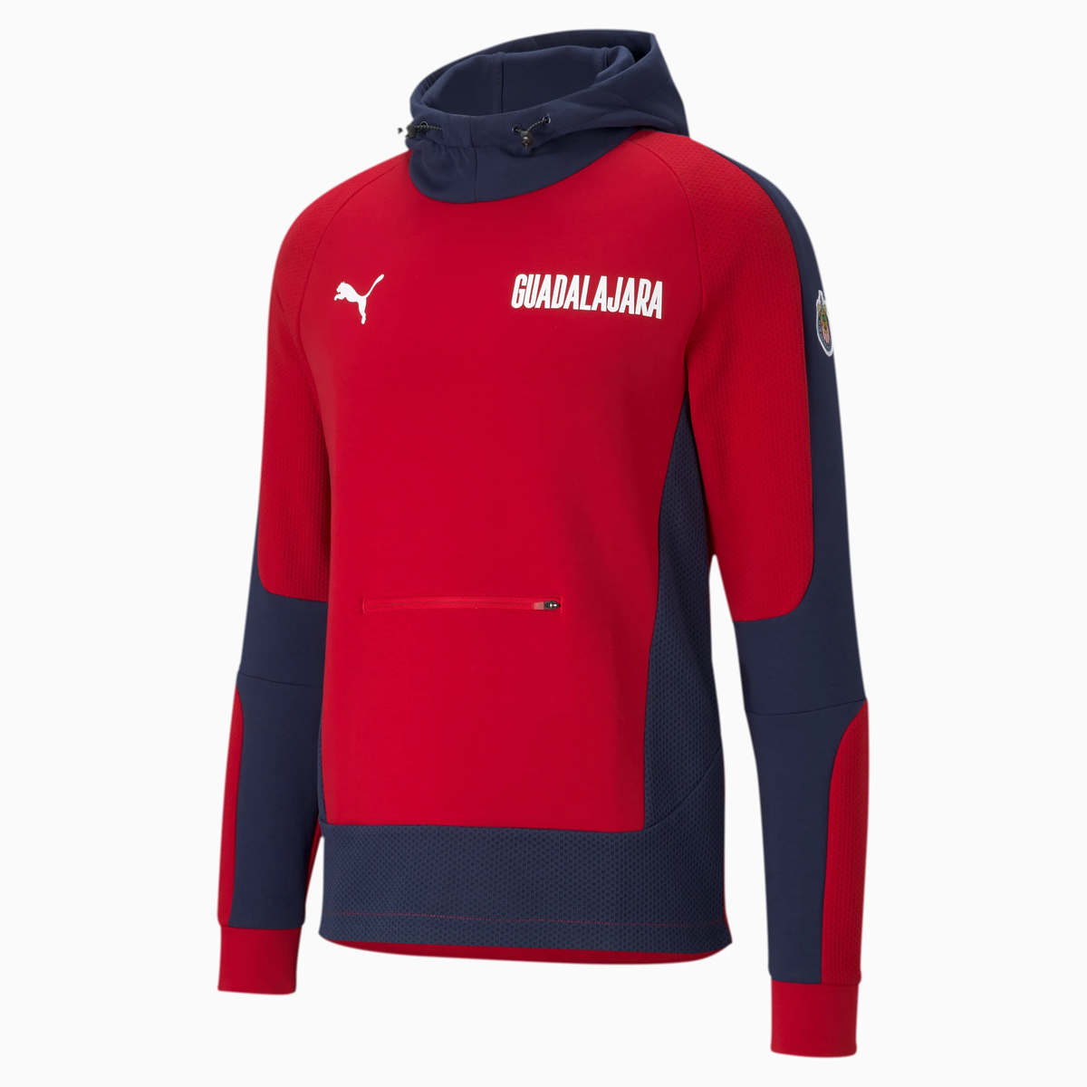 PUMA Chivas Evostripe Men Football Hoodie product image 1, provided for visual reference and product detail review