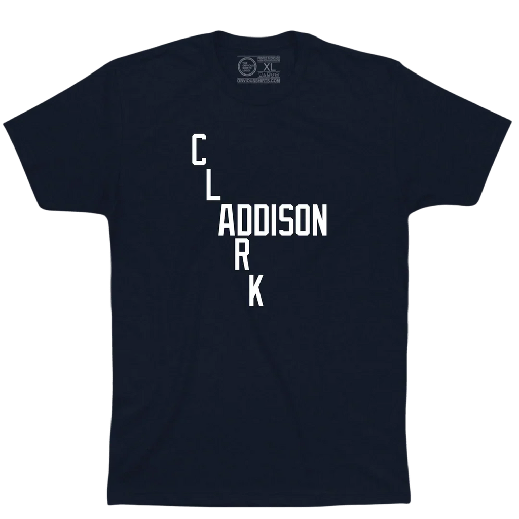 Clark & Addison T-Shirt by Obvious Shirts product image 1, provided for visual reference and product detail review