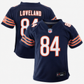 Colston Loveland Chicago Bears Nike Toddler Navy Game Jersey product image 1, provided for visual reference and product