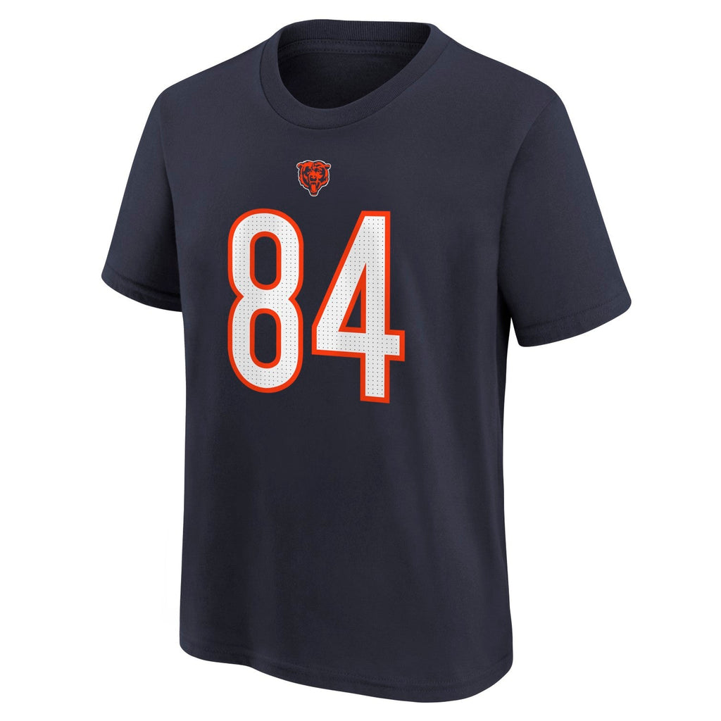 Colston Loveland #84 Chicago Bears Nike Youth Player T-Shirt product image 3, provided for visual reference and product