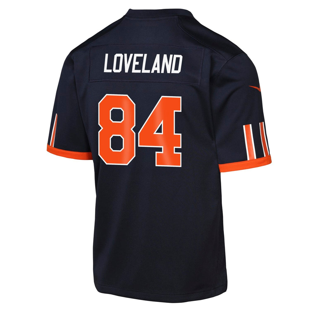 Colston Loveland #84 Chicago Bears Rivalry Nike Youth Jersey product image 2, provided for visual reference and product