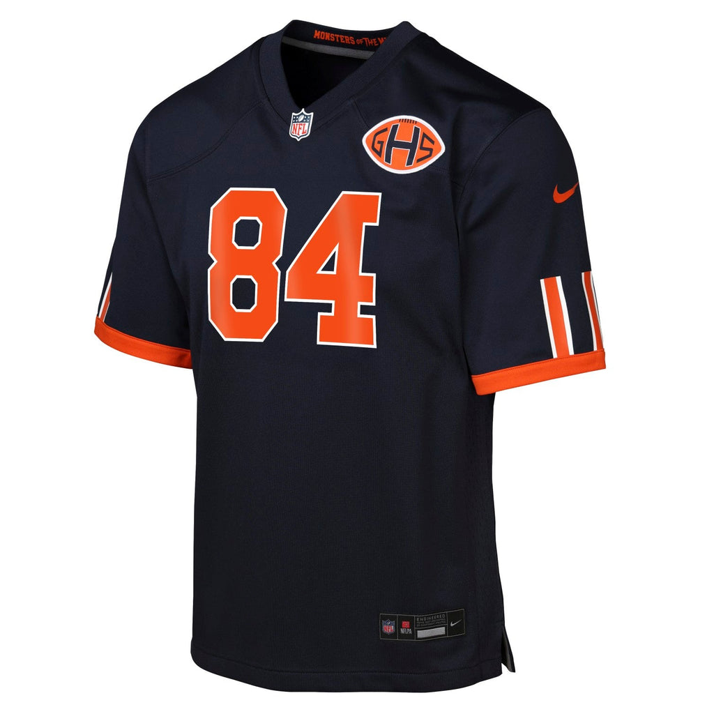 Colston Loveland #84 Chicago Bears Rivalry Nike Youth Jersey product image 3, provided for visual reference and product
