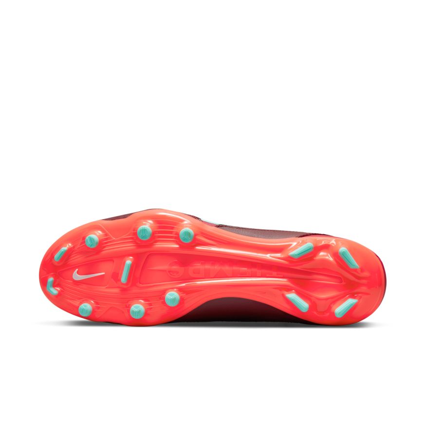 Nike Tiempo Legend 9 Pro FG -TEAM RED/WHITE-MYSTIC HIBISCUS product image 5, provided for visual reference and product