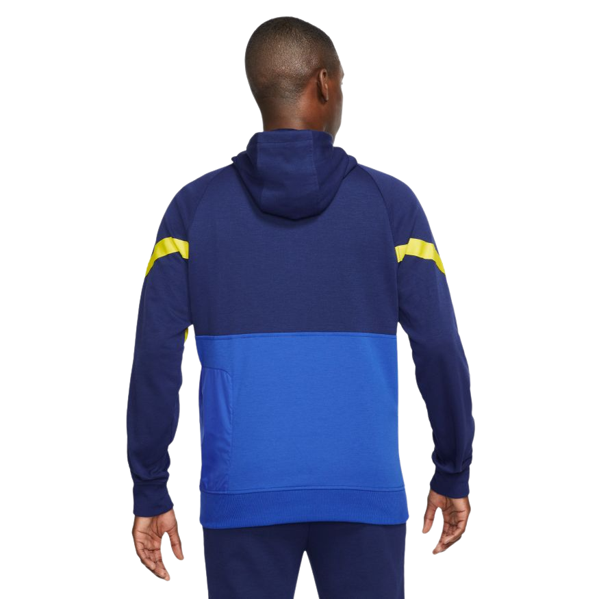 Nike Chelsea FC Men 1/2-Zip Fleece Soccer Hoodie product image 2, provided for visual reference and product detail review