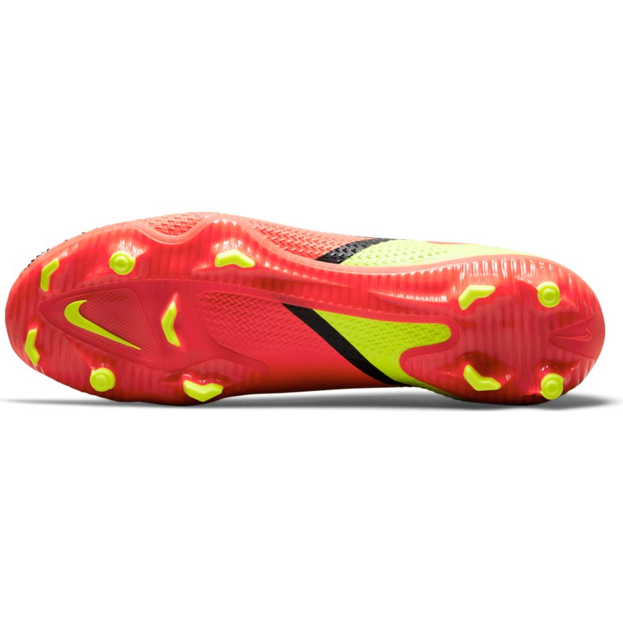 Nike Phantom GT2 Pro FG-WHITE/BRIGHT CRIMSON-VOLT product image 3, provided for visual reference and product detail review