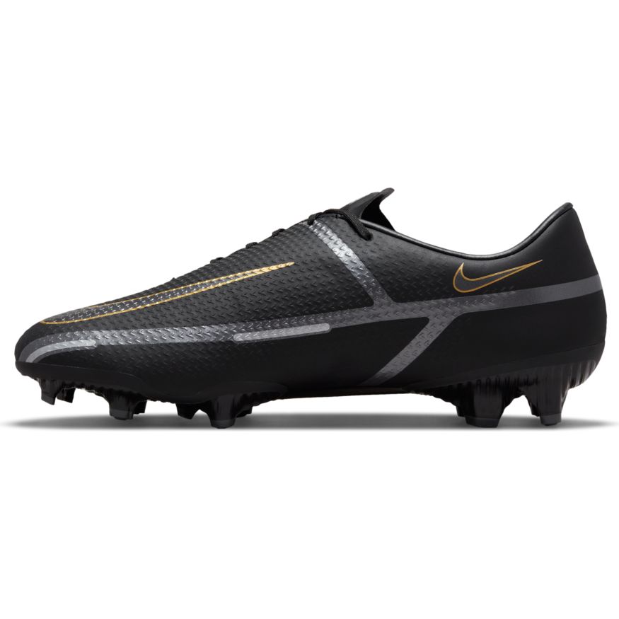 Nike Phantom GT2 Academy MG-BLACK/MTLC DARK GREY/METALLIC GOLD product image 2, provided for visual reference and product