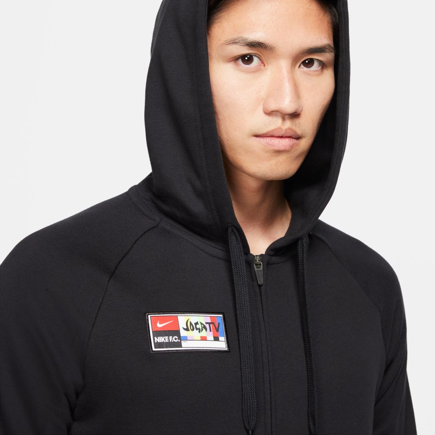 Nike F.C Joga Bonito Men Full-Zip Soccer Hoodie product image 4, provided for visual reference and product detail review