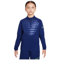 Nike Kid's Therma-FIT Academy Winter Warrior Soccer Drill Top-BLUE product image 1, provided for visual reference and