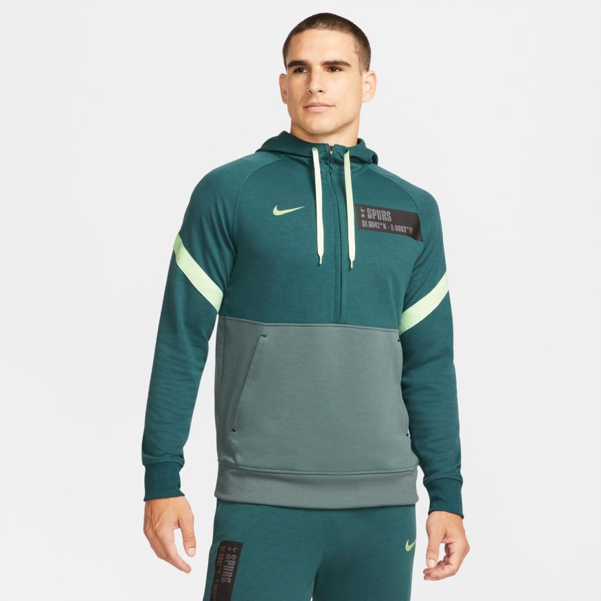 Nike Tottenham Hotspur Men 1/2-Zip Fleece Soccer Hoodie product image 1, provided for visual reference and product detail