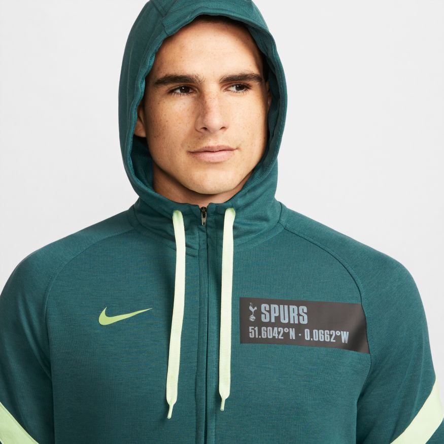 Nike Tottenham Hotspur Men 1/2-Zip Fleece Soccer Hoodie product image 3, provided for visual reference and product detail