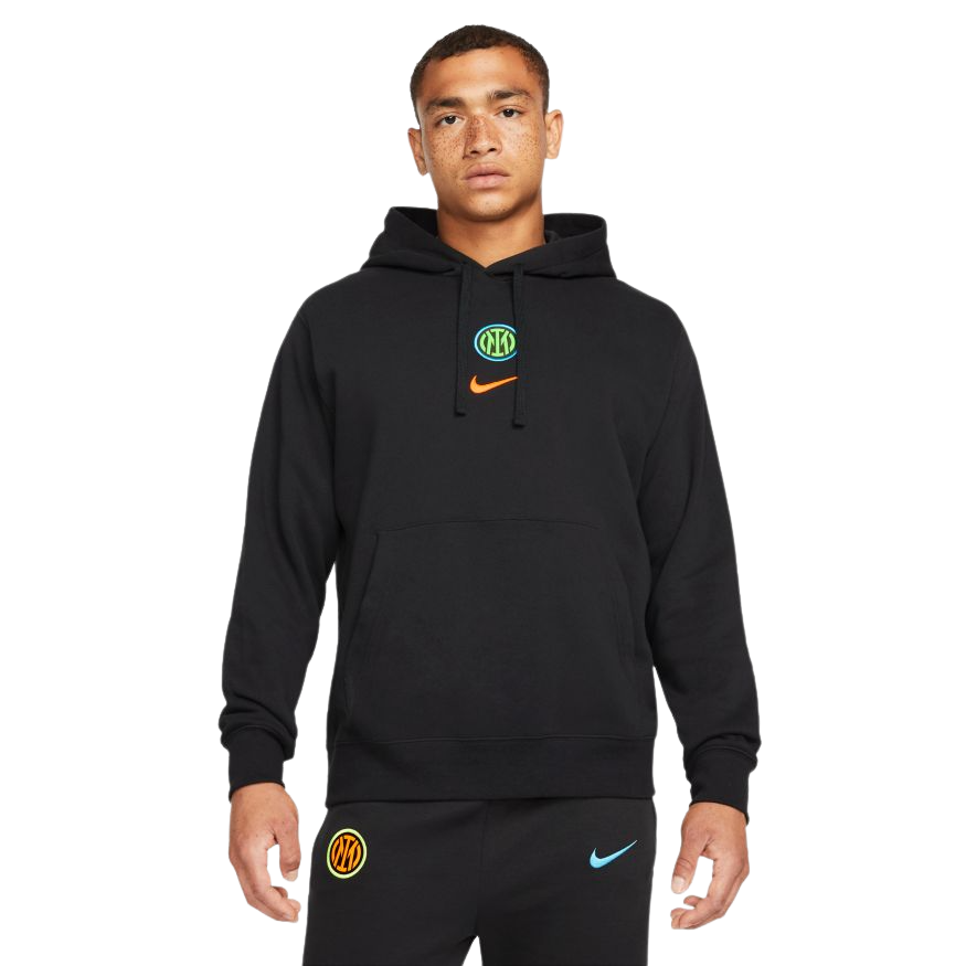 Nike Inter Milan Men Fleece Soccer Hoodie product image 1, provided for visual reference and product detail review