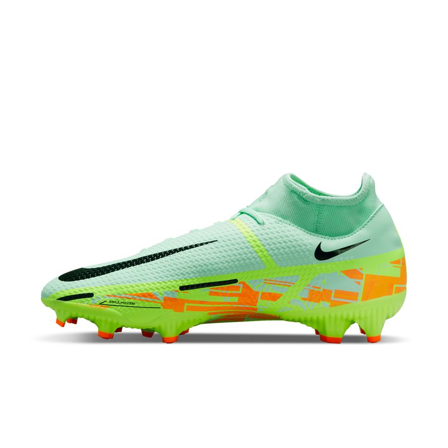 Nike Phantom GT2 Academy Dynamic Fit MG-MINT FOAM/BLACKENED BLUE/GHOST GREEN product image 2, provided for visual reference