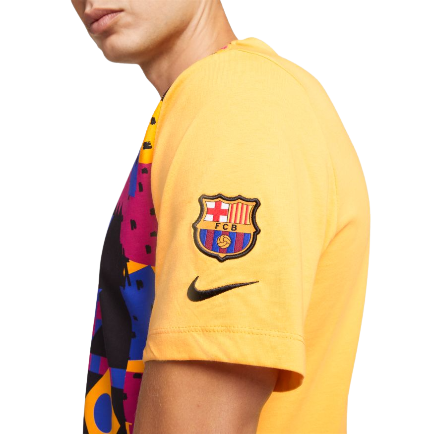 Nike FC Barcelona Men Soccer T-Shirt product image 3, provided for visual reference and product detail review