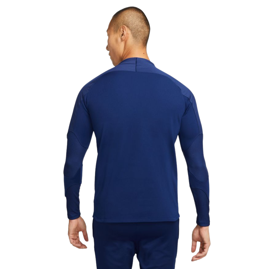Nike Therma-Fit Strike Winter Warrior Men Soccer Drill Top-Navy product image 2, provided for visual reference and product