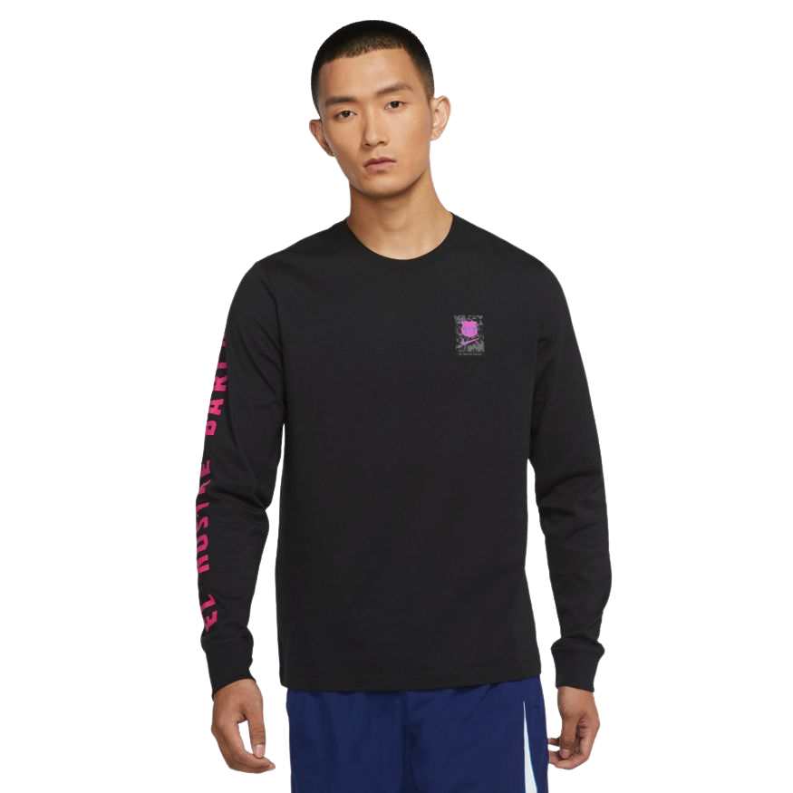 Nike FC Barcelona Men Long-Sleeve T-Shirt product image 1, provided for visual reference and product detail review