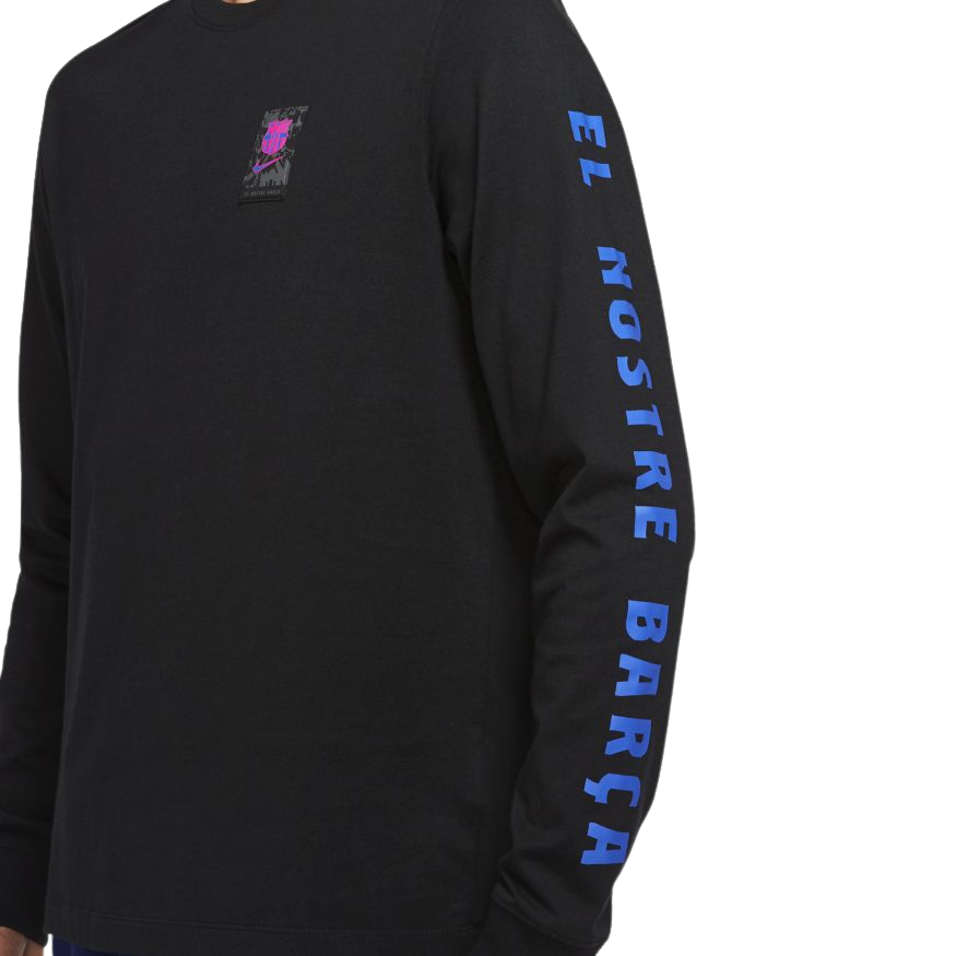 Nike FC Barcelona Men Long-Sleeve T-Shirt product image 3, provided for visual reference and product detail review
