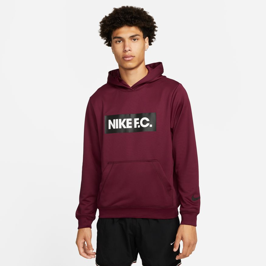 Nike F.C. Men Soccer Hoodie product image 1, provided for visual reference and product detail review