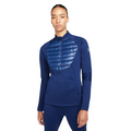 Nike Women Therma-FIT Academy Winter Warrior Soccer Drill Top - Navy product image 1, provided for visual reference and