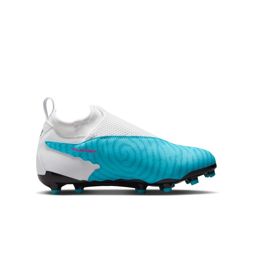 Nike Jr. Phantom GX Academy Dynamic Fit MG-BALTIC BLUE/PINK BLAST-WHITE-LASER BLUE product image 2, provided for visual
