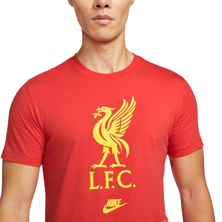 Nike Liverpool FC Men Soccer T-Shirt-Red product image 3, provided for visual reference and product detail review