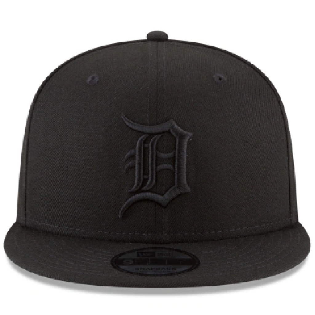 DETROIT TIGERS MLB BASIC 9FIFTY Snapback-Black/Black product image 2, provided for visual reference and product detail review