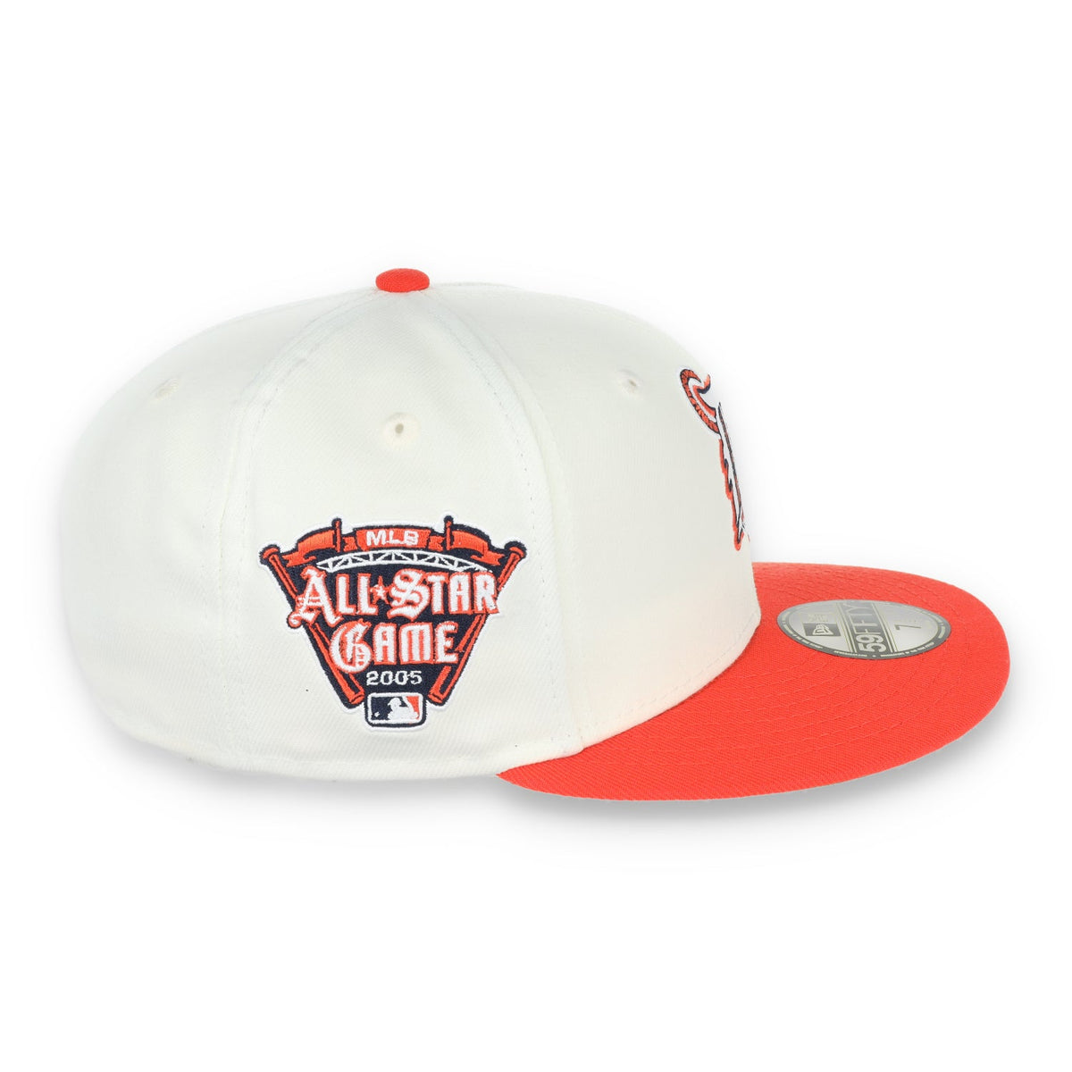 New Era Detroit Tigers 2005 All Star Game Patch 59FIFTY Fitted Hat-Ivory product image 6, provided for visual reference and