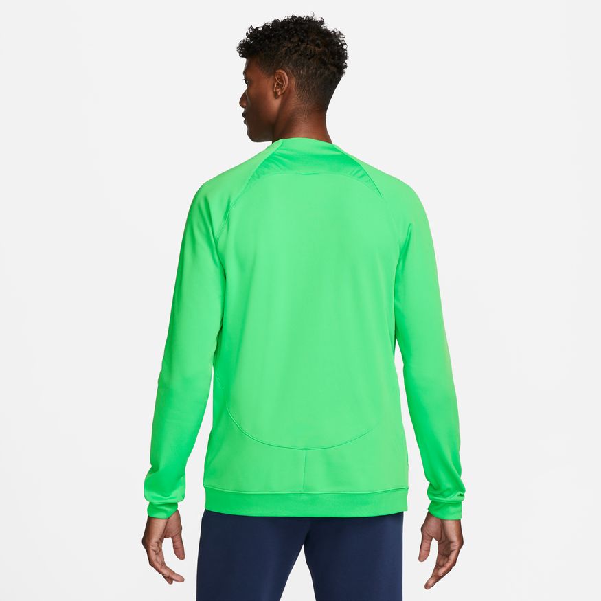 Nike Men Brazil Academy Pro Knit Soccer Jacket product image 2, provided for visual reference and product detail review