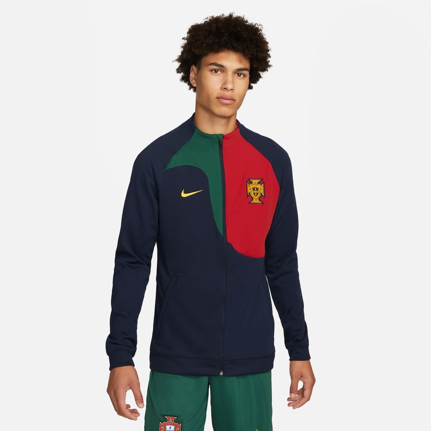 Nike Men Portugal Academy Pro Knit Soccer Jacket product image 1, provided for visual reference and product detail review