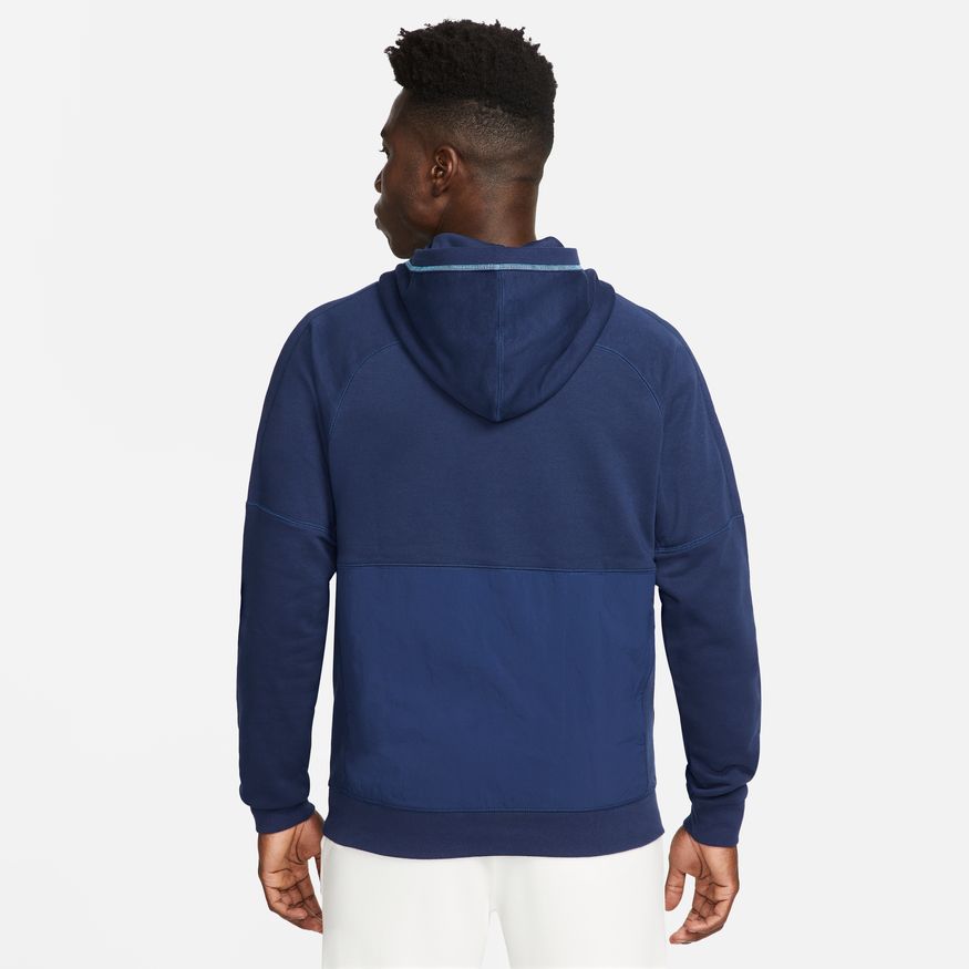 Nike England Men French Terry Soccer Hoodie product image 2, provided for visual reference and product detail review