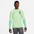 Brazil Strike Men Nike Dri-FIT Knit Soccer Drill Top product image 1, provided for visual reference and product detail review