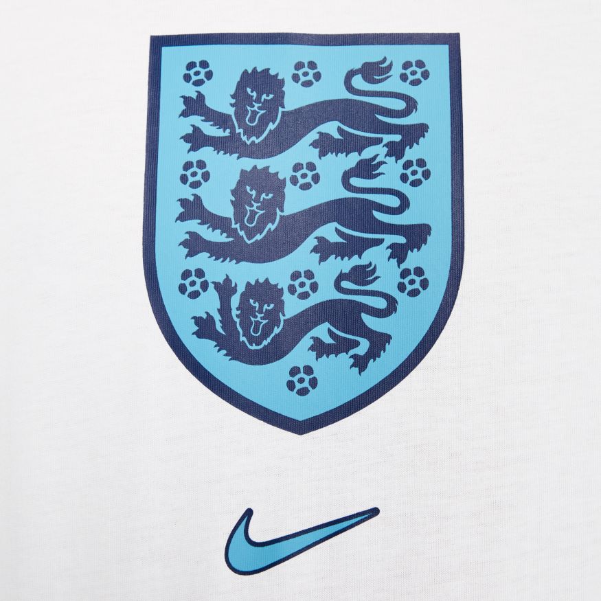 Nike Men England T-Shirt-White product image 3, provided for visual reference and product detail review