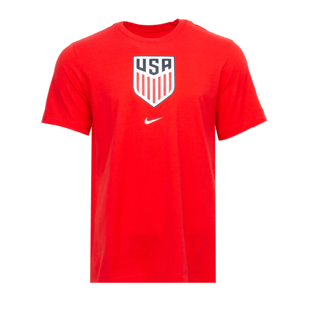 Nike U.S. Men Soccer T-Shirt-Red product image 1, provided for visual reference and product detail review