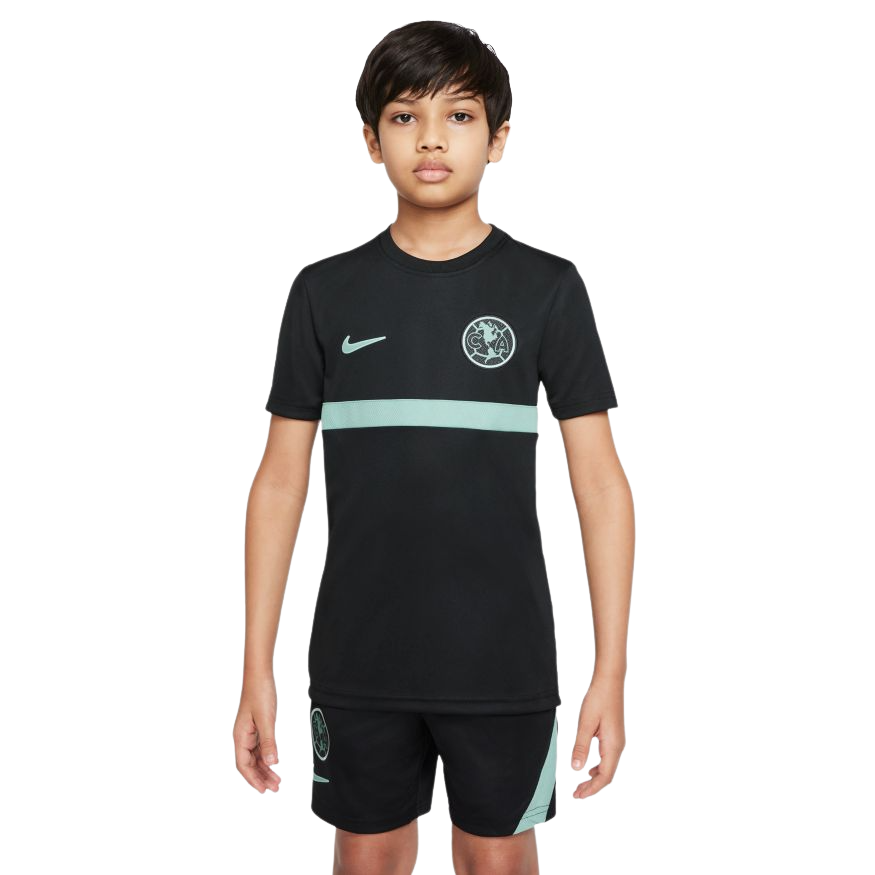 Nike Club América Academy Pro Big Kids' Nike Dri-FIT Short-Sleeve Soccer Top product image 1, provided for visual reference