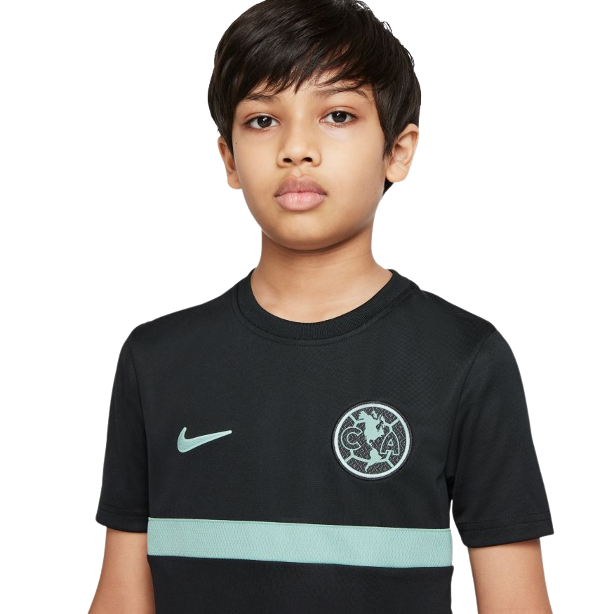 Nike Club América Academy Pro Big Kids' Nike Dri-FIT Short-Sleeve Soccer Top product image 3, provided for visual reference